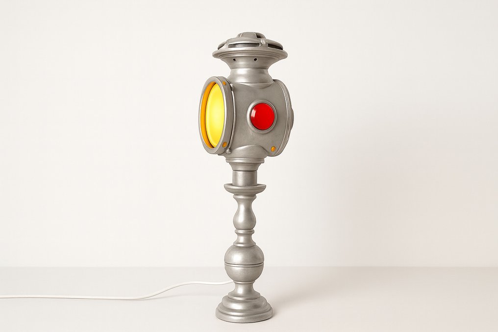 Caleche (hippomobile) luxor - Ancienne 1900 - Lanterna - Ottone - da automobile a cavallo #1.0