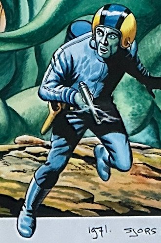 Bus, Bert - 1 Original cover - Trigië - gesigneerd - 1971 #2.1