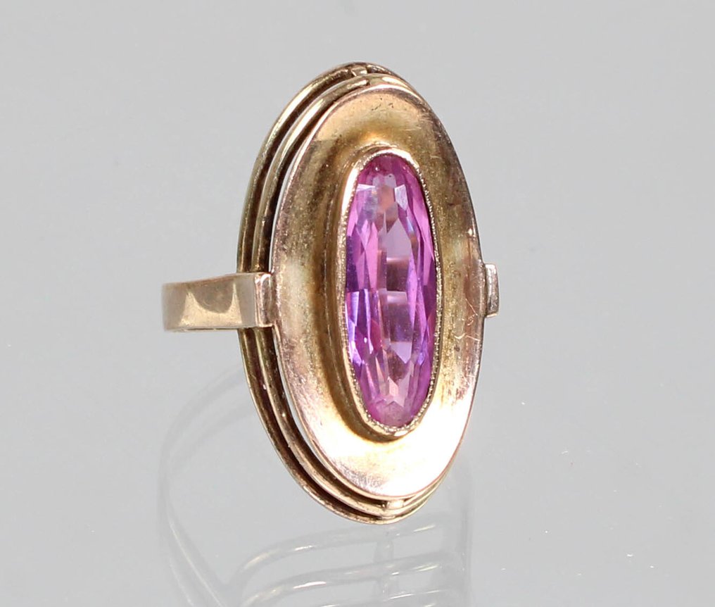 No reserve price - Ring - 8 kt. Yellow gold - 3.50ct. tw. #2.1