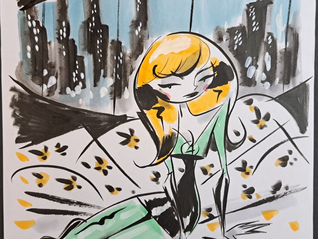 Lapone, Antonio - 1 Original colour drawing - Fantastic Four: Crystal - 2013 #2.1