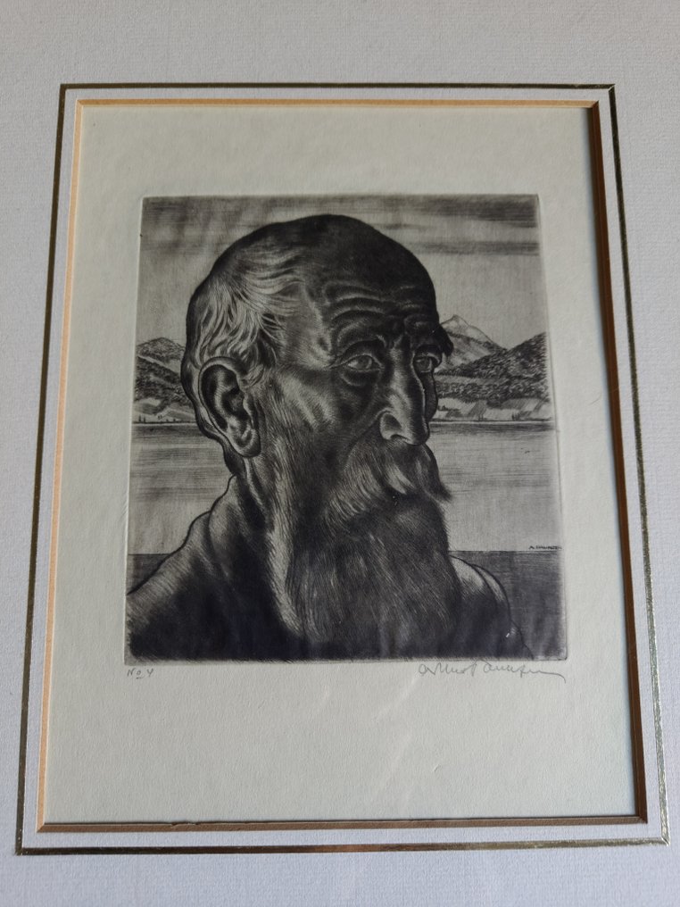 Arthur Paunzen (1890-1940) - handsigned and numb. etching, 1930 / SYMBOLISM #1.0