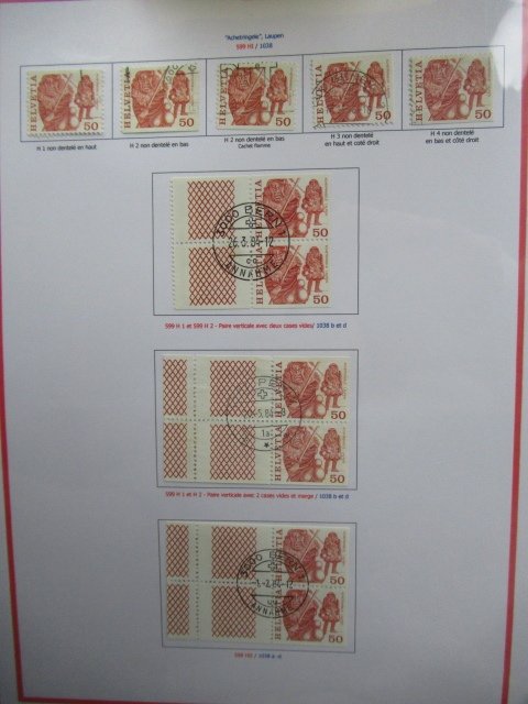 瑞士 1978/1984 - 在Leuctturm的相册中有一份精彩的收藏。 #1.0