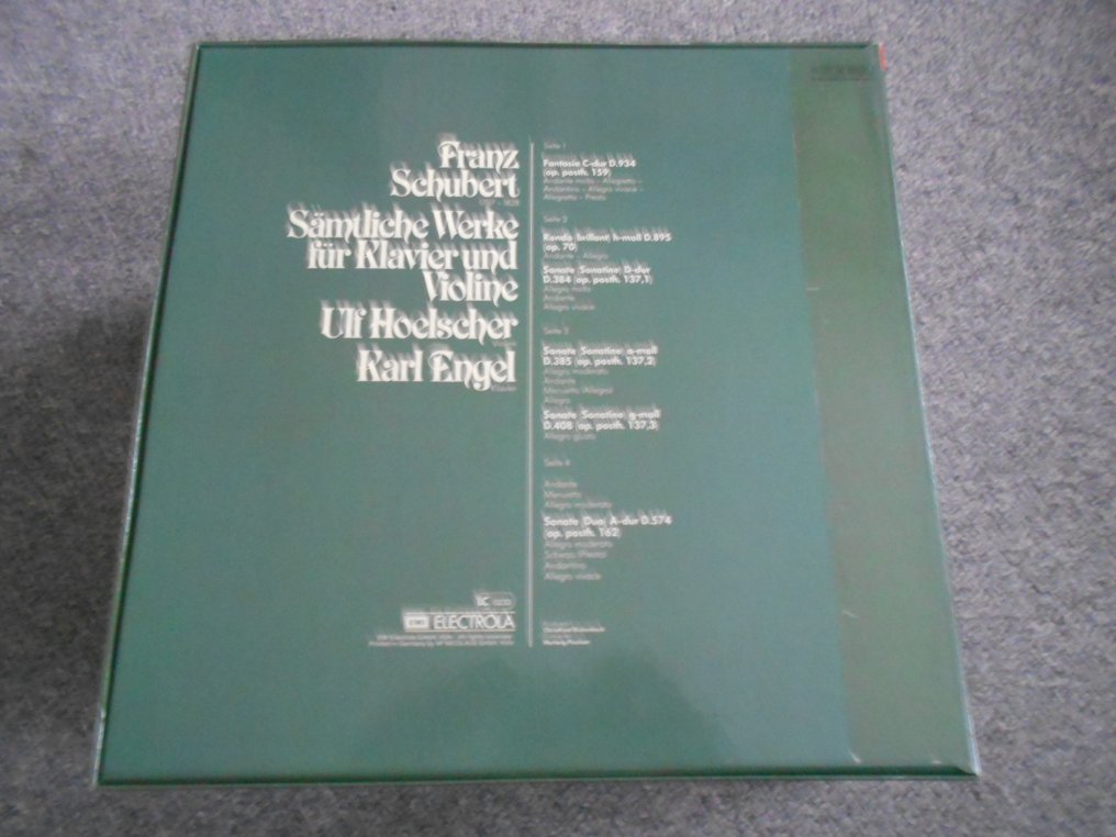 Franz Schubert - Useita taiteilijoita - 5 Boxsets: Schubert: Kertesz, Sawallisich etc., 16 lps - Useita teoksia - LP-albumit (useita esineitä) - Unknown pressing - 1966 #2.1