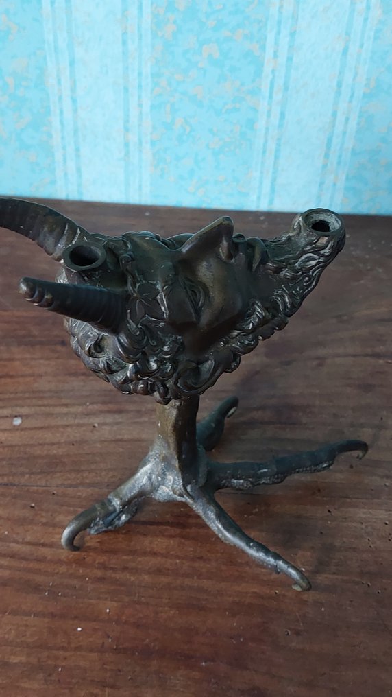 Oil lamp - Bronze #4.3