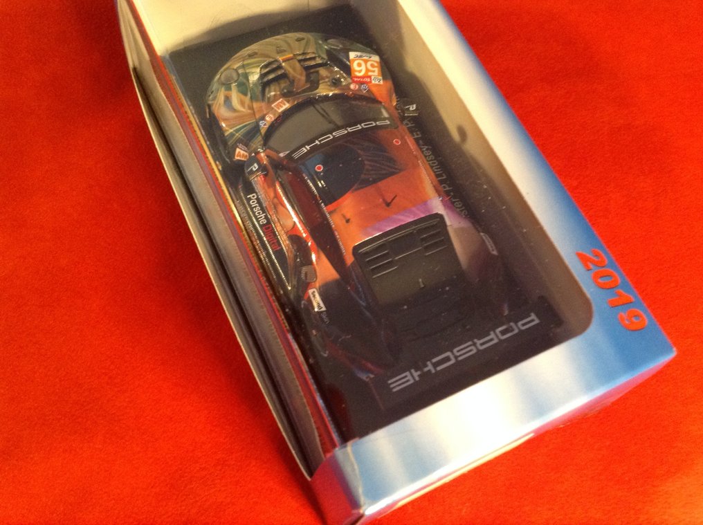 Spark 1:43 - Rennwagenmodell - ref. #S7942 Porsche 911 (991) RSR "Team Project 1" 31° overall 1° LMGTE Am Class Le Mans 2019 #56 - Hochwertige Qualität – limitierte Auflage – heute schwer zu finden – unglaubliches Renn-Design #3.2