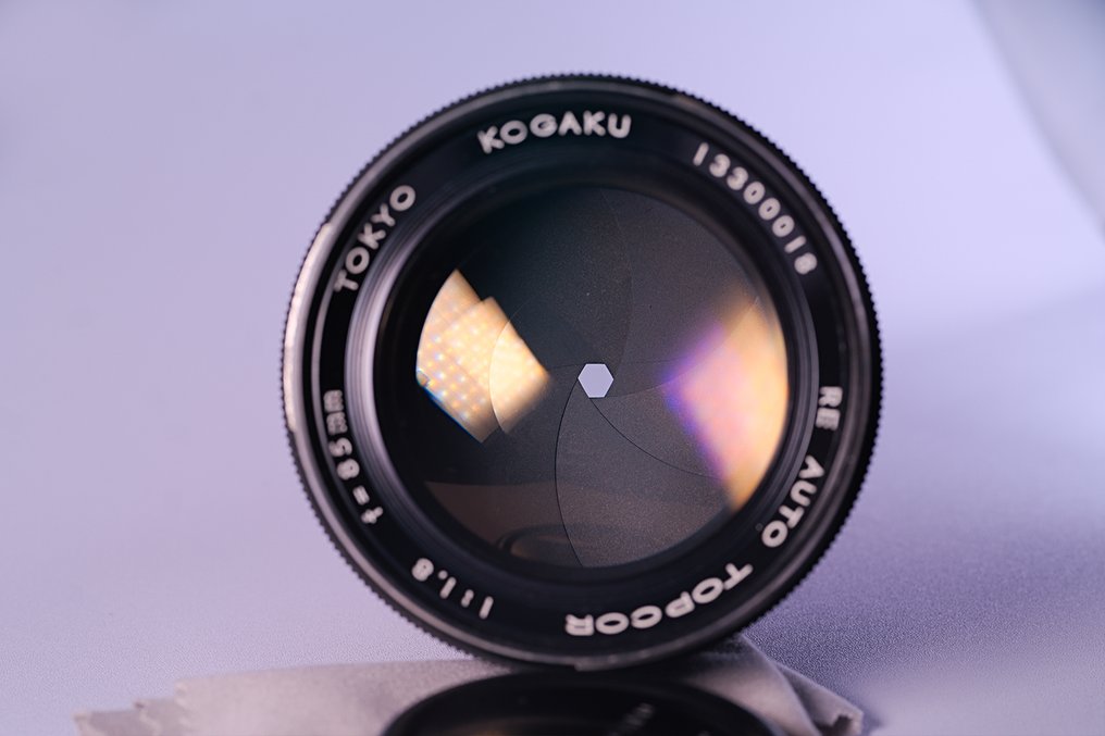 Topcon, Tokyo Kogaku RE. Auto-Topcor 85mm f/1.8 (SN: 13300018) Obiektyw aparatu #4.3
