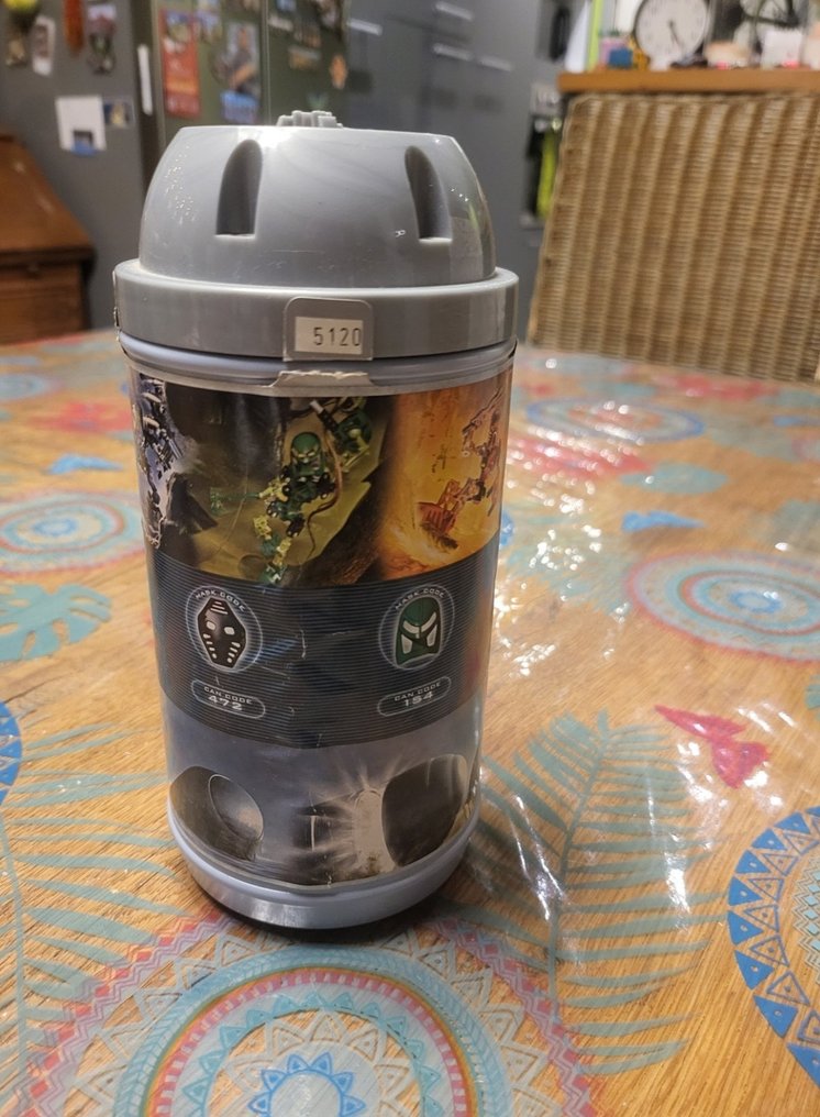 LEGO Set - Bionicle - Toa Mata canisters from the 2001, Pohatu, Kopaka, Tahu,Lewa #4.3