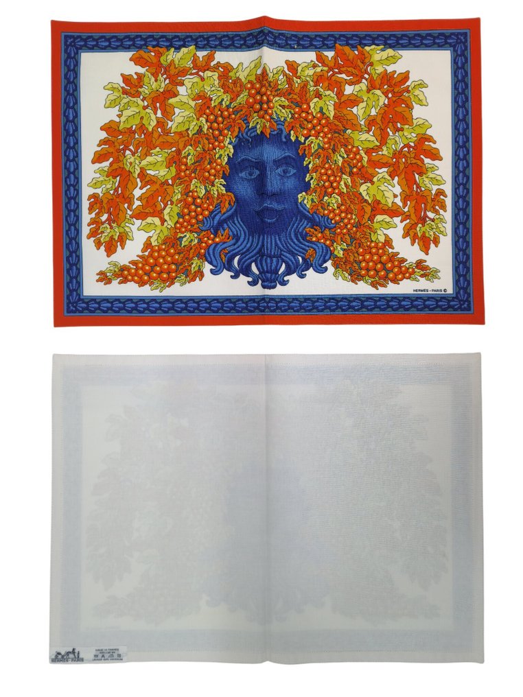 Hermès - Set of 2 Placemats - Tablecloth  - 32 cm - 45.5 cm #3.2
