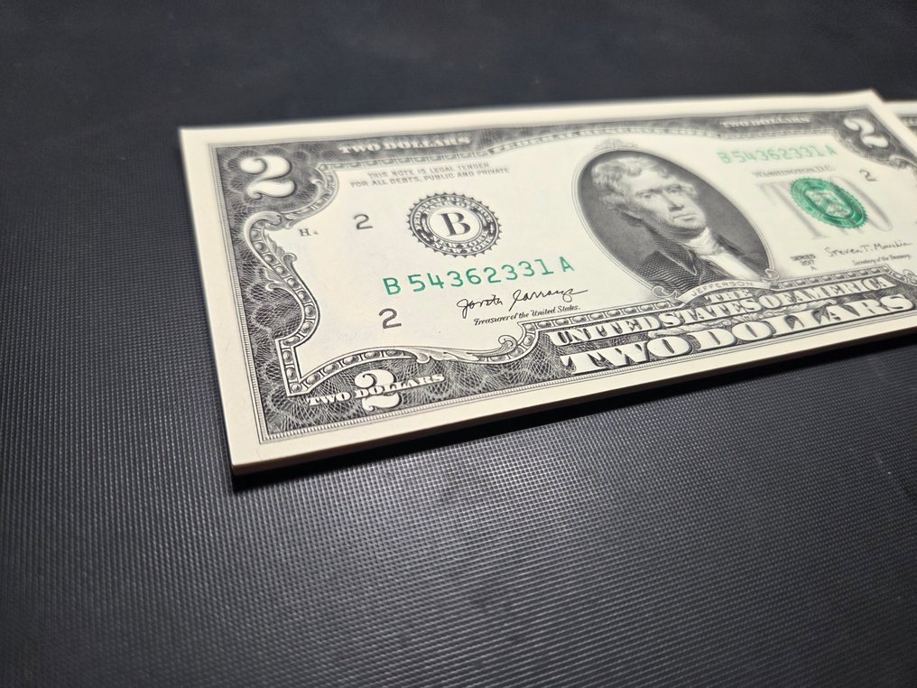 Estados Unidos da América. - 15 x 2 Dollars - 2017 A - consecutive  (Sem preço de reserva) #1.0