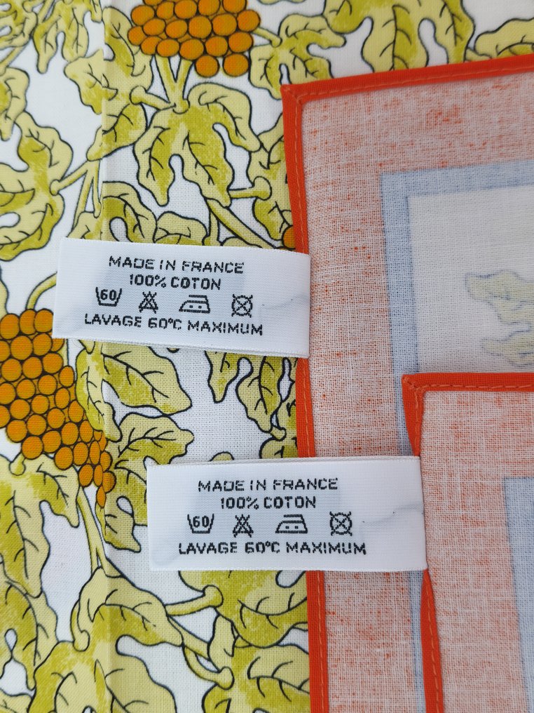 Hermès - Set mit 2 Platzsets - Tischtuch  - 46 cm - 44 cm #4.3