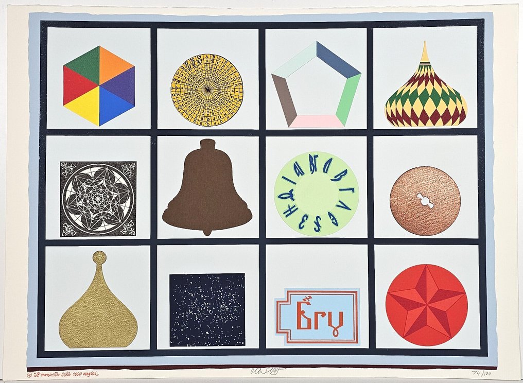 Lucio Del Pezzo (1933-2020) - Il Monastero delle 1000 Vergini #1.0