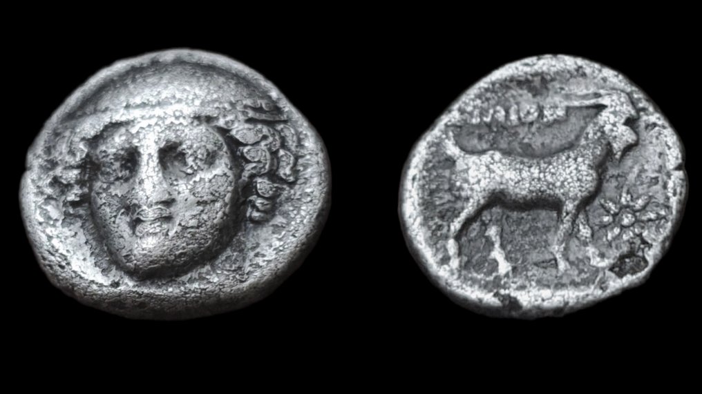 Tracia, Eno Tetrobol circa 380/79-378/7 BC (Senza prezzo di riserva) #1.0