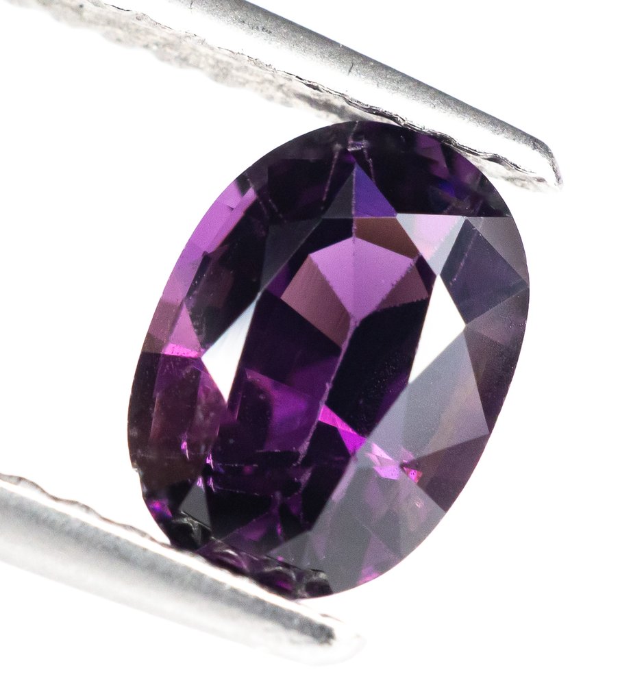 没有保留价 尖晶石  - 1.07 ct - 安特卫普宝石检测实验室（ALGT） - 深暗紫色 #2.1