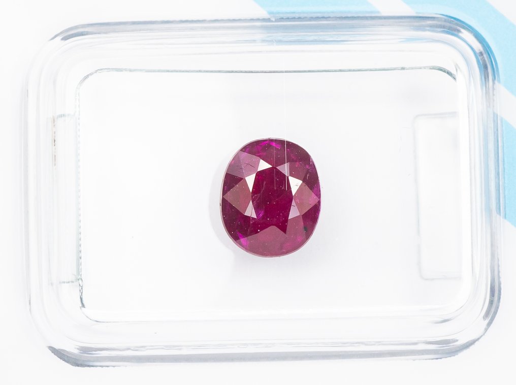 没有保留价 红宝石  - 1.42 ct - 国际宝石研究院（IGI） - 深紫红色 #1.0