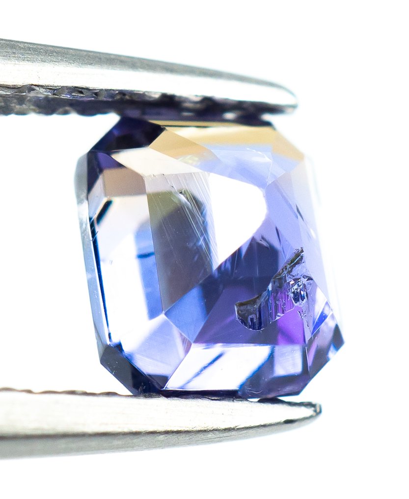 χωρίς τιμή ασφαλείας Τανζανίτης  - 1.00 ct - Bellerophon Gemlab - Μωβ-μπλε #3.2