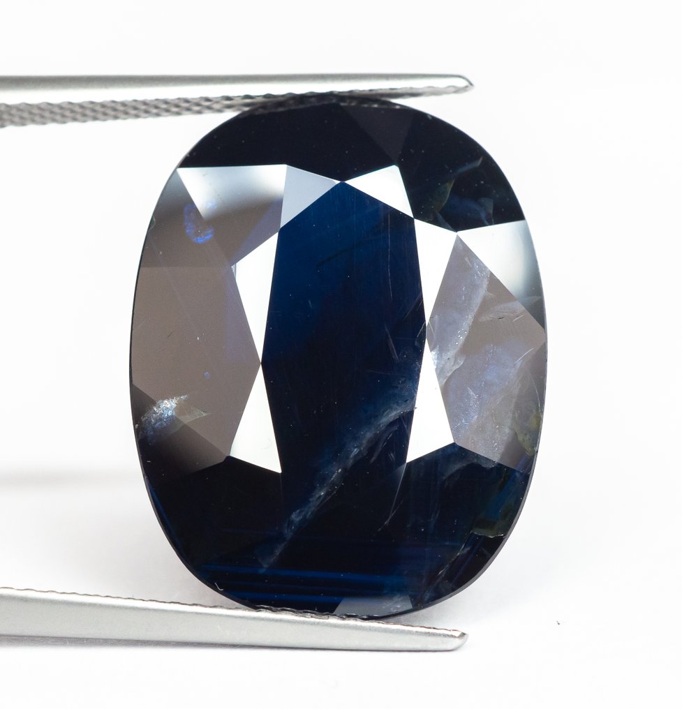 没有保留价 蓝宝石  - 26.03 ct - 莲花宝石实验室 - Deep Blue #1.0