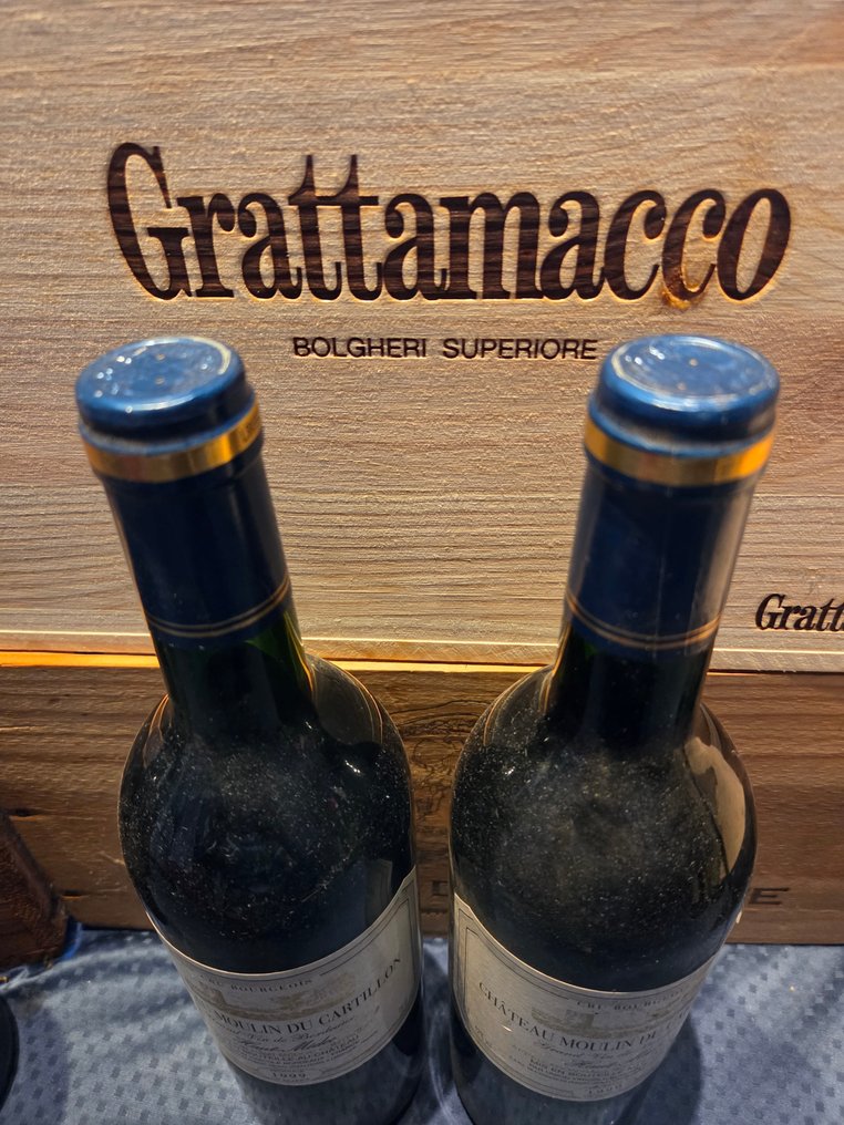 1996 Mouton Cadet, 2000 x 2 Chateau Ouvrard, 1997 x 2 Château Goulefaisan, 1999 x 2 Château Moulin Du - Bordeaux - 7 Bottles (0.75L) #2.1