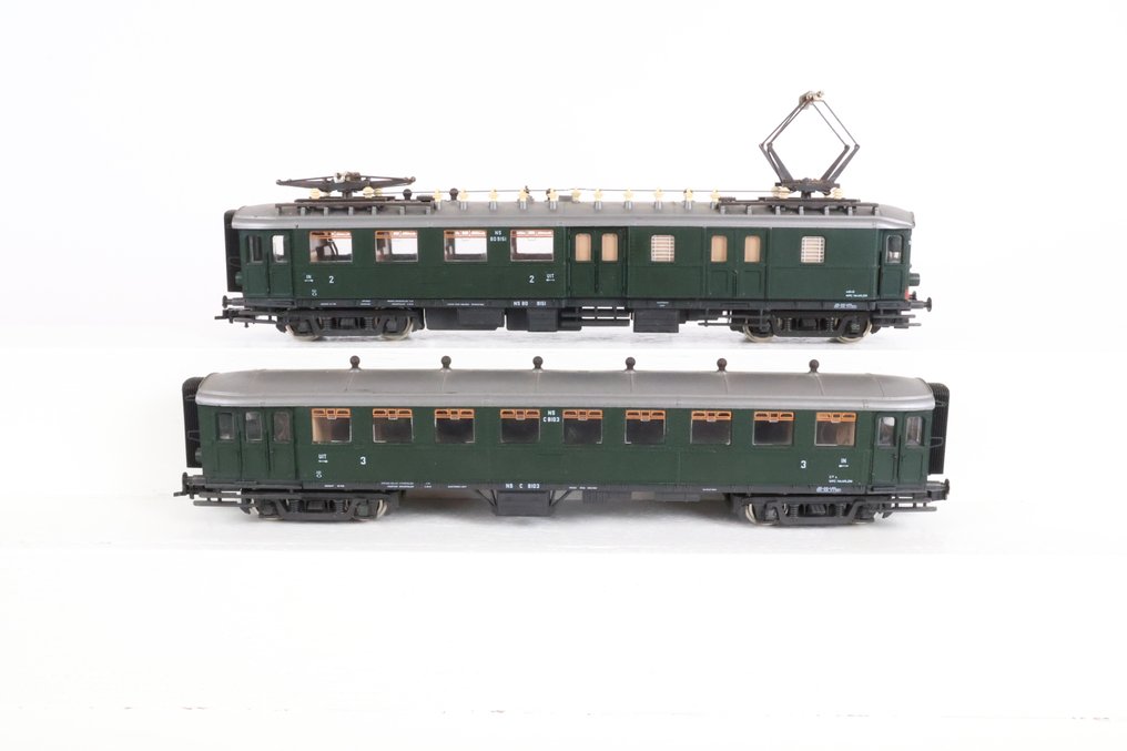 Roco H0 - (04189/4219) - 火車單元 (2) - Blokkendoos 机车车厢和三等车厢 - NS #1.0