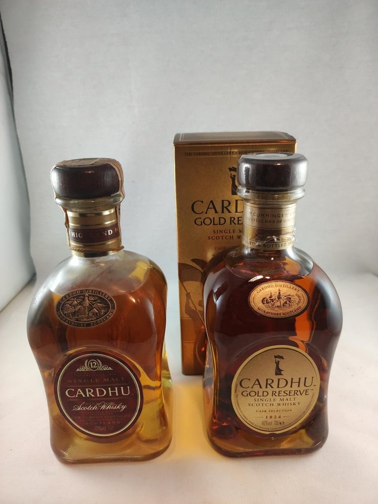 Cardhu 12yo + Cardhu Gold Reserve - 70 cl - 2 flasker #1.0