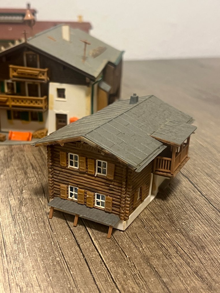 Faller, Vollmer H0 - Modelltog-landskap (12) - 12-delers bygge-/hussett etc. #1.0