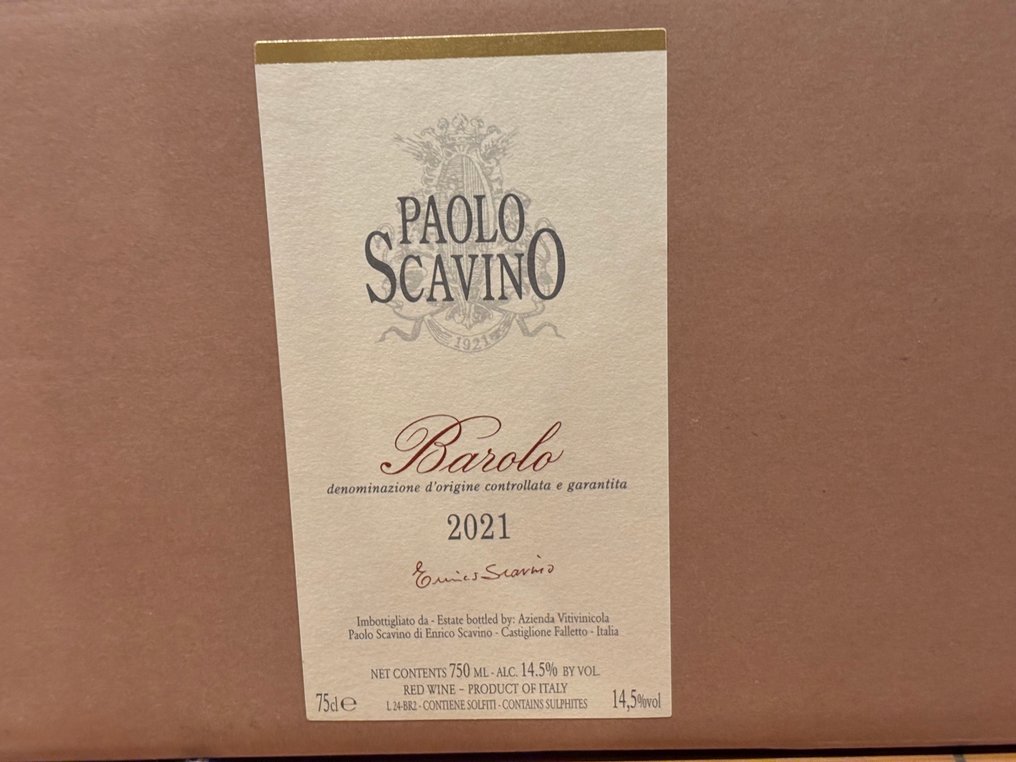 2021 Paolo Scavino - 巴罗洛 DOCG - 6 Bottles (0.75L) #2.1
