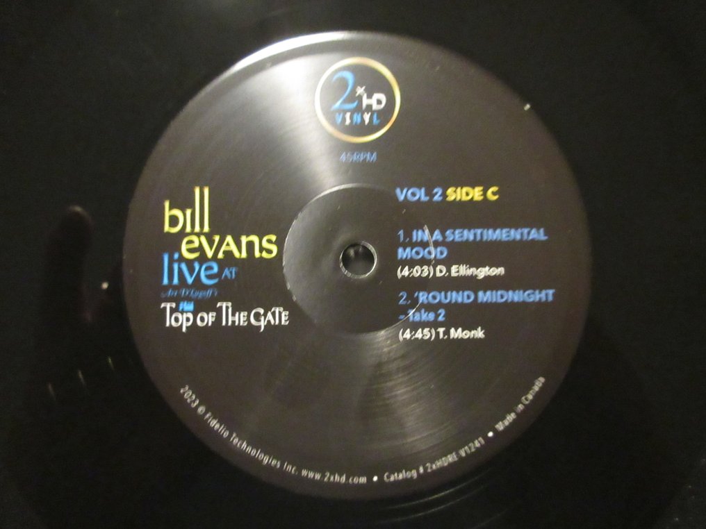 Bill Evans - Live At Art D'Lugoff's Top Of The Gate Vol. 2 - Doppel-LP (Album mit 2 LPs) - 2023 #4.3