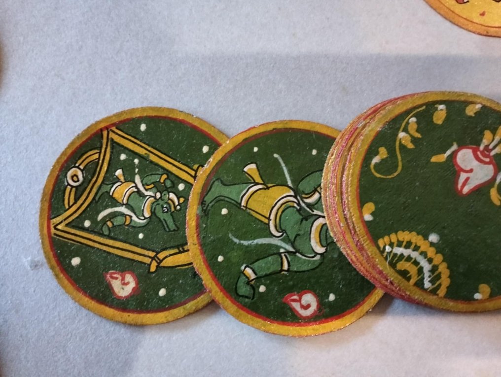 Dashavatari Ganjifa - Palm - India - Early 20th century #2.1