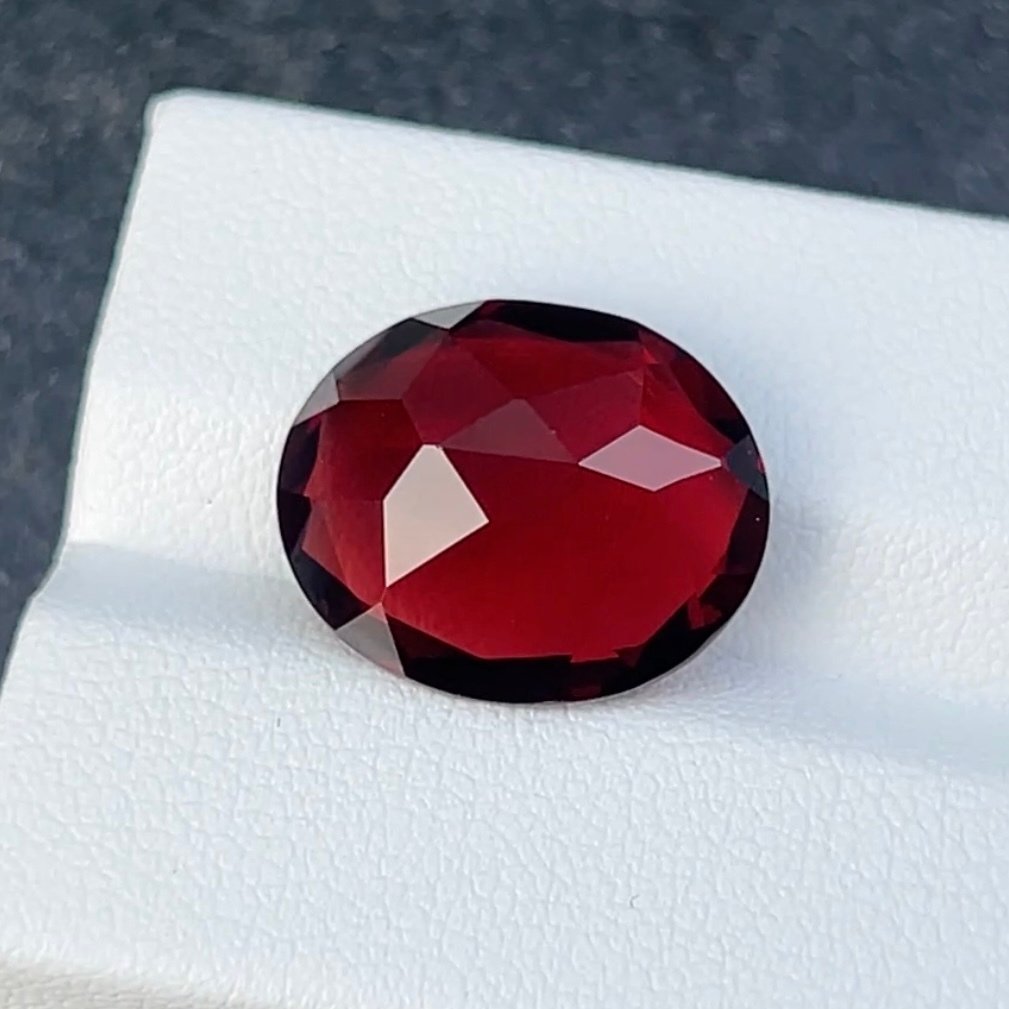 χωρίς τιμή ασφαλείας Κόκκινο Ροδολίτης, Γρανάτης  - 12.70 ct - Διεθνής Ένωση Έγχρωμων Πολύτιμων Λίθων (ICA GemLab) #4.3