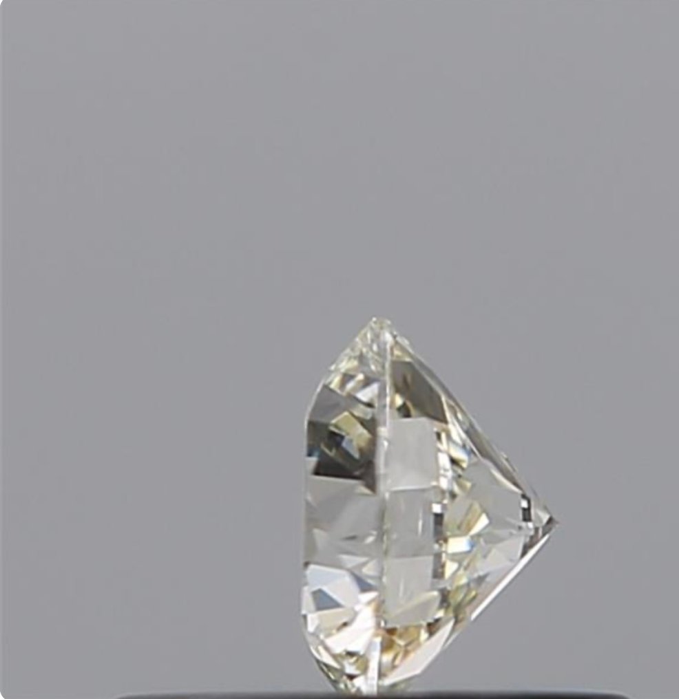 沒有保留價 - 1 pcs 鑽石  (天然)  - 0.31 ct - 圓形 - I(極微黃、正面看為白色) - VVS1 - 國際寶石學院（International Gemological Institute (IGI)） #1.0