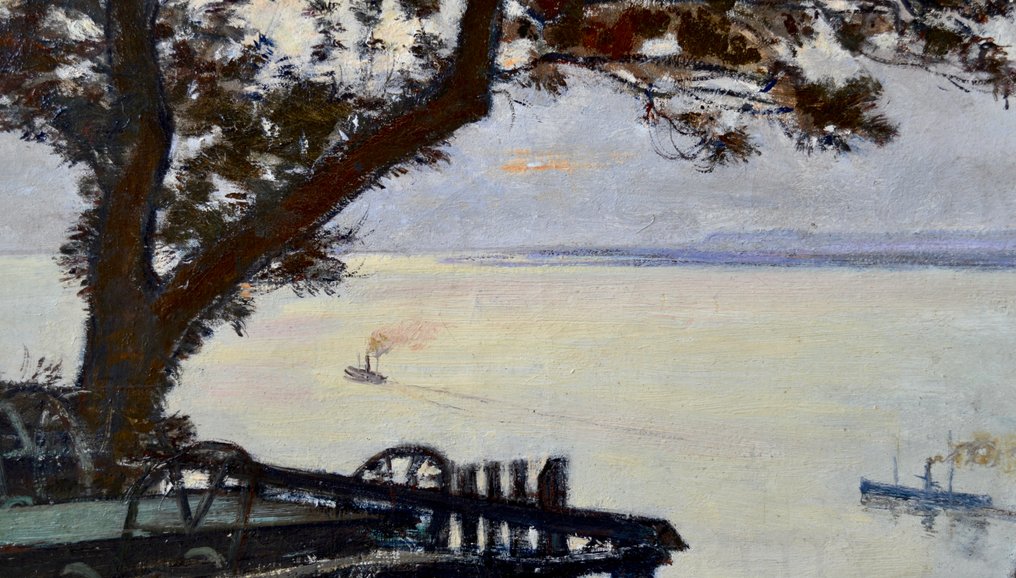 Paul de Castro (1882-1940) - Guinguette sur les bords de Seine #3.2