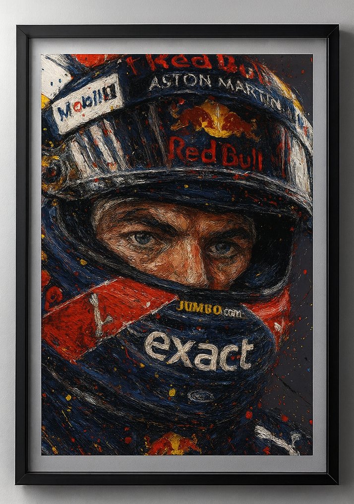 Max Verstappen Red bull racing - Formula One - Max Verstappen - Műalkotás, xxl #1.0