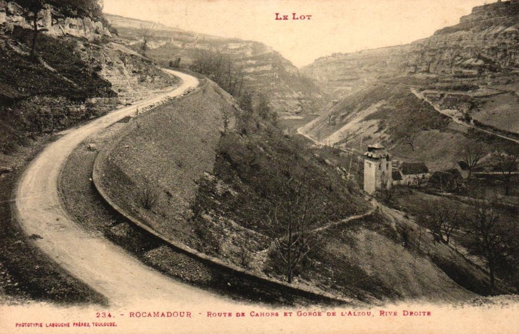 Ranska - Kaupunki ja maisemat - Ranskalaiset vuorijonot – Alpit – paremmilla kartoilla. - Postikortti (190) - 1902-1949 #2.1