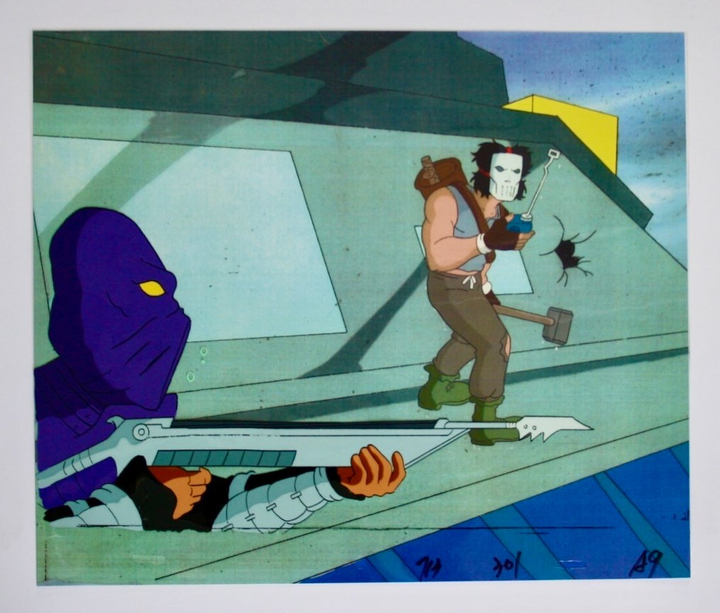 " Teenage Mutant Ninja Turtle " Αυθεντικό κεραμικό κινούμενης εικόνας με πιστοποιητικό αυθεντικότητας - " TMNT " - 1987 #3.2