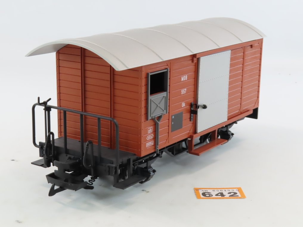 LGB G - 4027 - Godsvagn för modelltåg (1) - 2-sitsig godsvagn - MOB #1.0