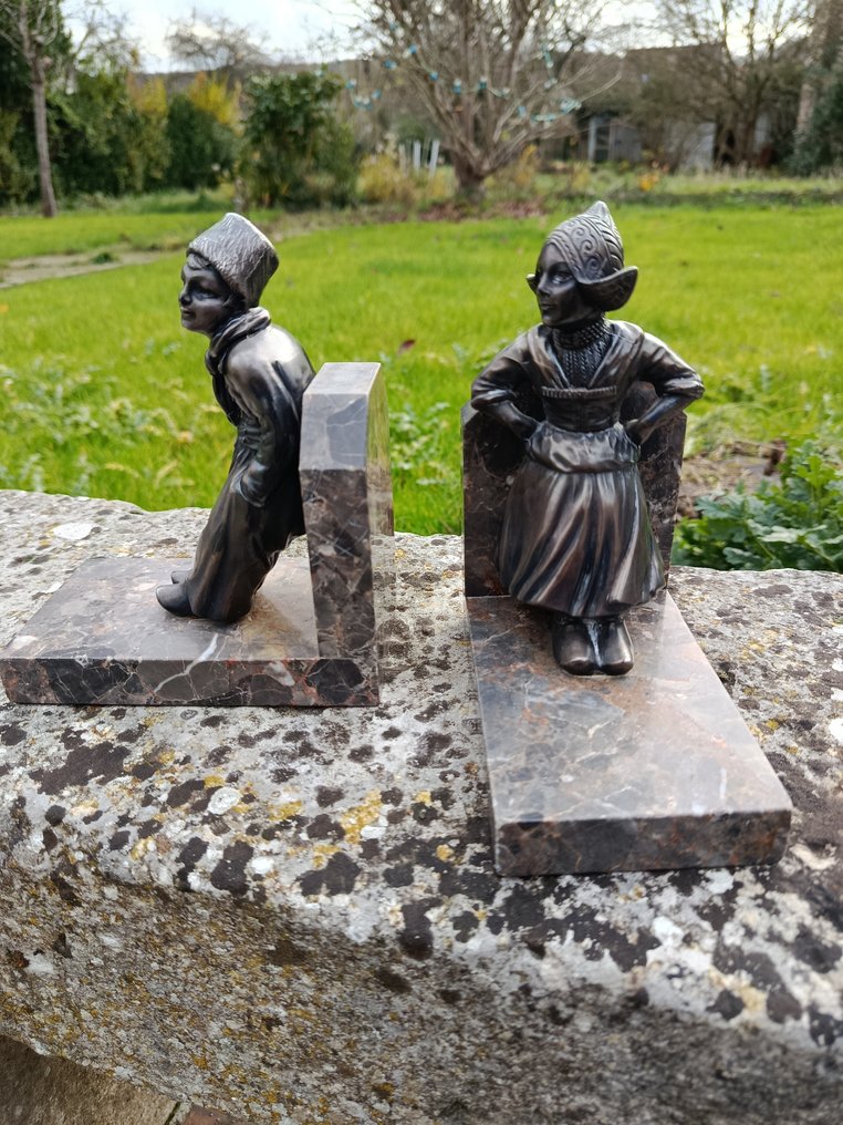 Bookends - Marble, Zamac #3.2