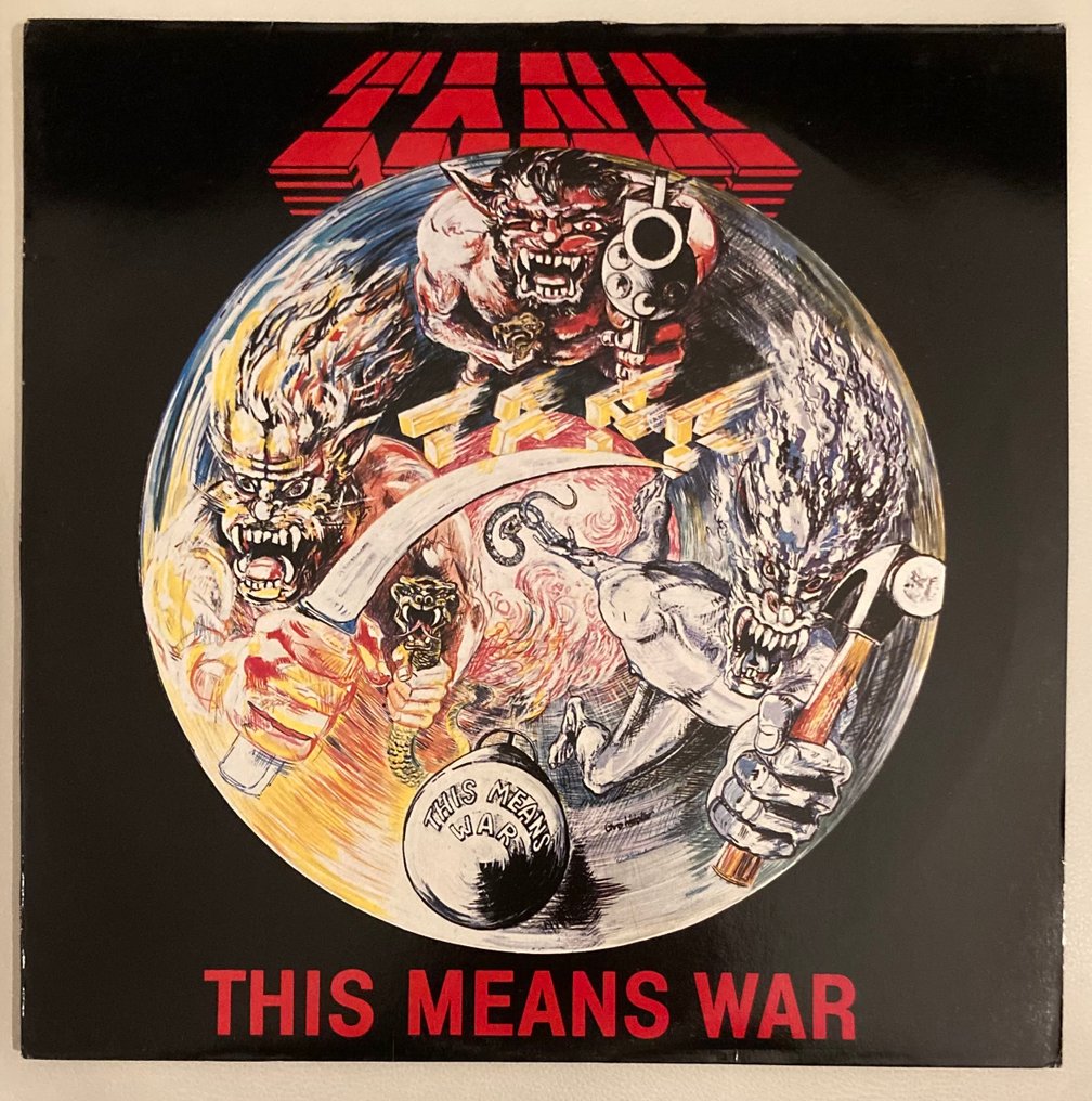Tank - This Means War - Original pressing - (EX) - LP - 1983 #1.0
