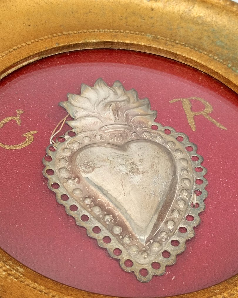 Ex voto - Placat cu argint - 1930-1940 #3.2