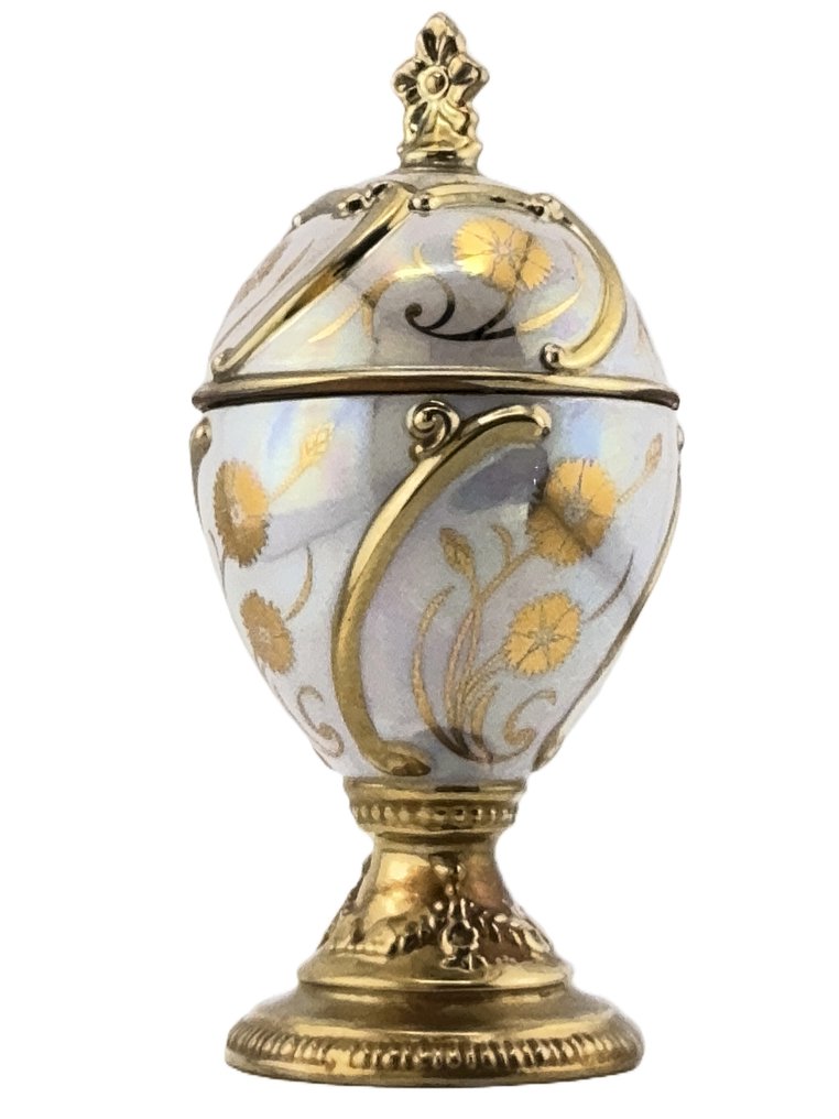 House of Faberge Imperial 24 Karat Gold Plated - Music box - 1990-2000 - Plays Tschiakowsky #1.0