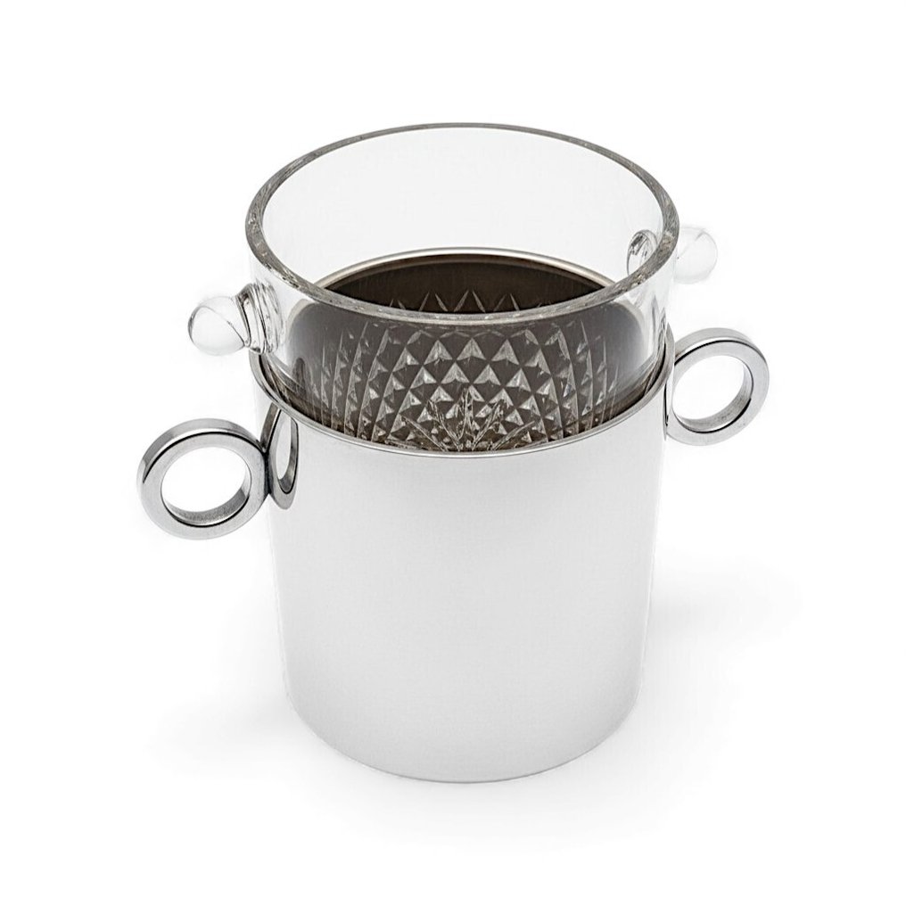 Padova Argenti - Jääkulho - Hopeapinnoitettu, Lasi #1.0