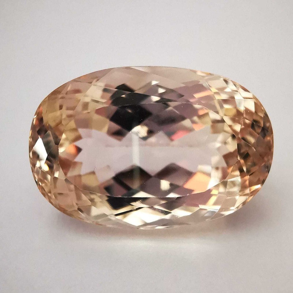 Sans prix de réserve Spodumène - 25.12 ct - Antwerp Laboratory for Gemstone Testing (ALGT) - jaune rose #1.0