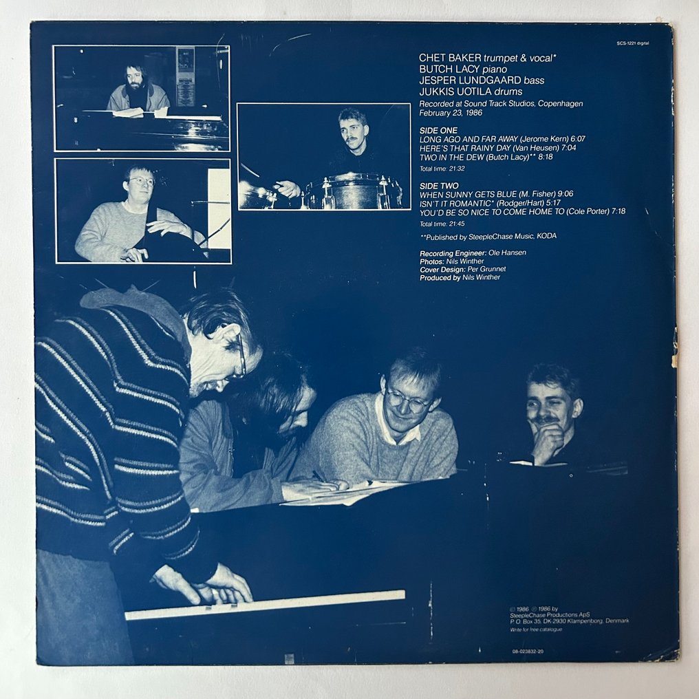 Chet Baker quartet - When Sunny Gets Blue (1st pressing!) - Single Vinyl Record - 1986 #1.0