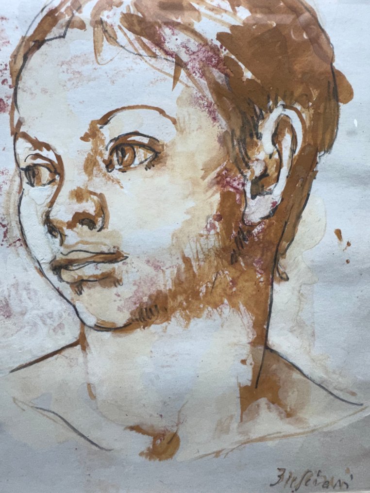 Antonio Bresciani (1902-1998) - Profilo di ragazza #4.3