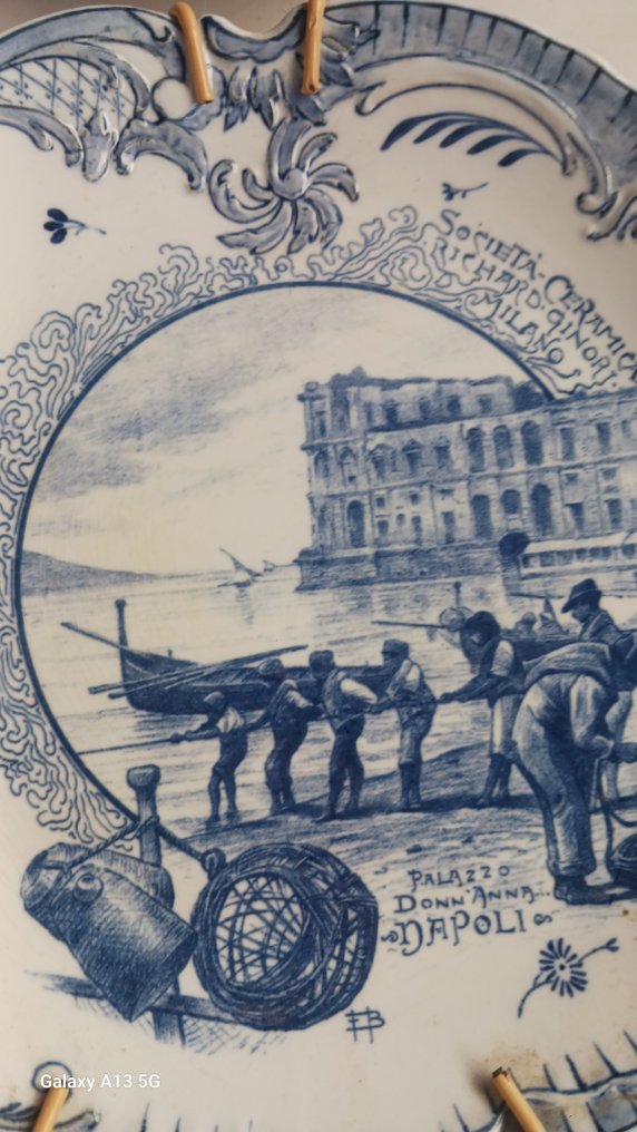 Plate (3) - Ceramic - Ginori collection plates #3.2