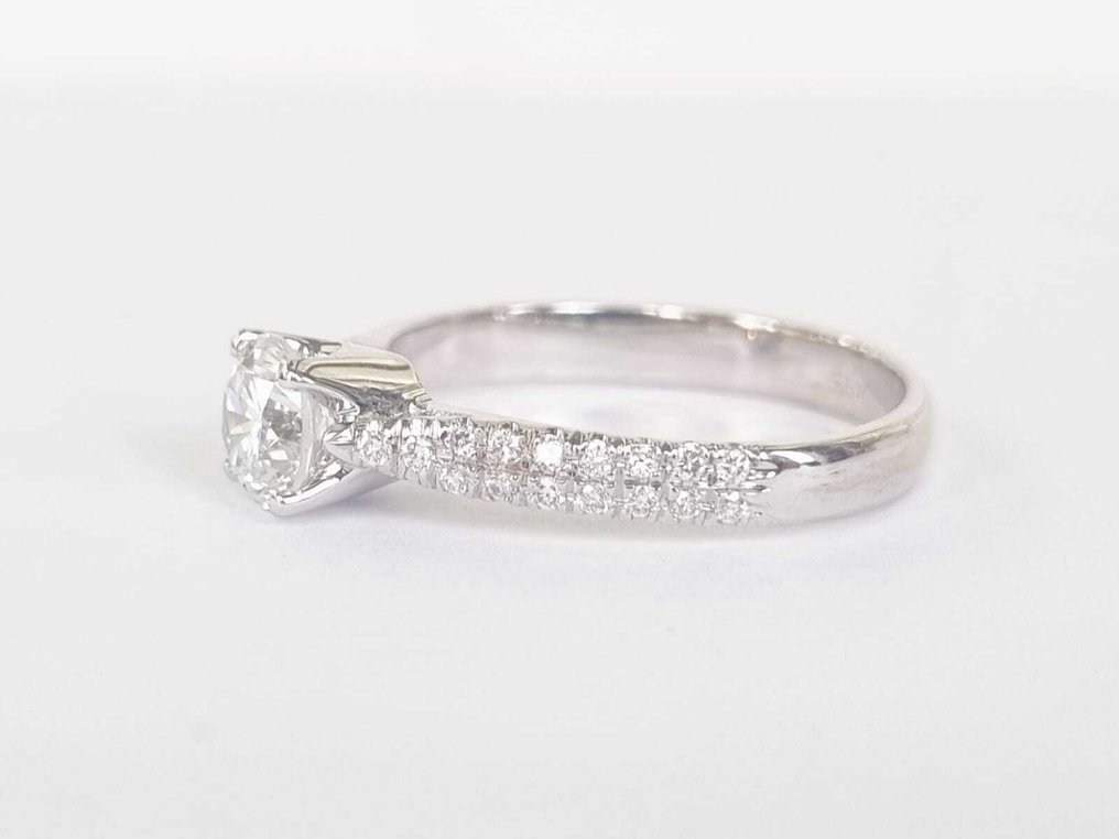 Δαχτυλίδι αρραβώνων - 18 καράτια Λευκός χρυσός -  0.99ct. tw. Διαμάντι (Φυσικό) - Διαμάντι #2.1