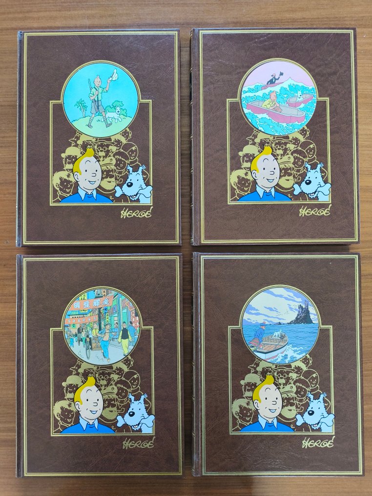 Hergé T1 à T13 - L'œuvre intégrale d'Hergé - Collection complète - 13 tomes - 13x C - 13 Album - 第一版 - 1984/1987 #1.0
