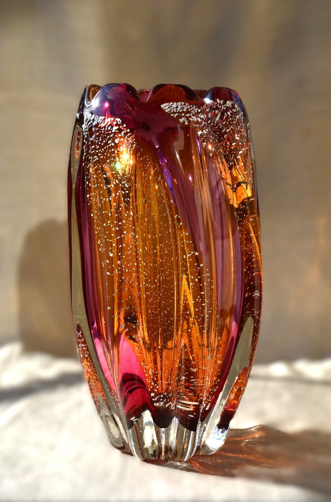 Sanyu Glass Co. - Jarra -  Narumi Fantasy - Vitral #4.3