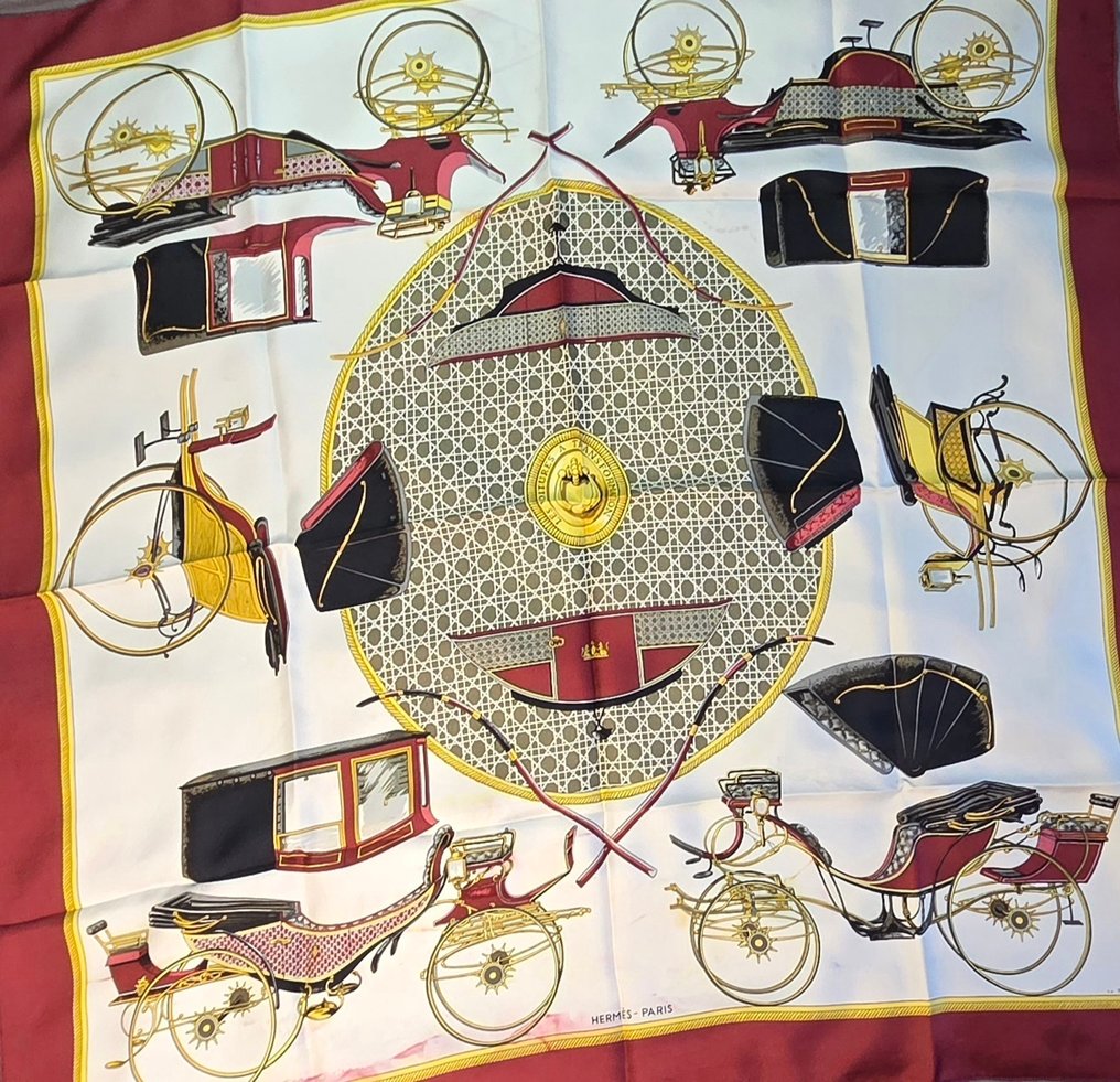 Hermès - les voitures à Transformation - Écharpe #1.0