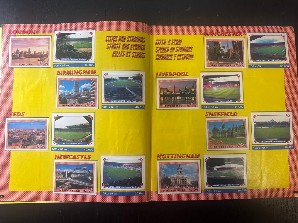 Panini Euro 96 - Including Original Orderform - Álbum completo - Casi impecable (CI) #4.3