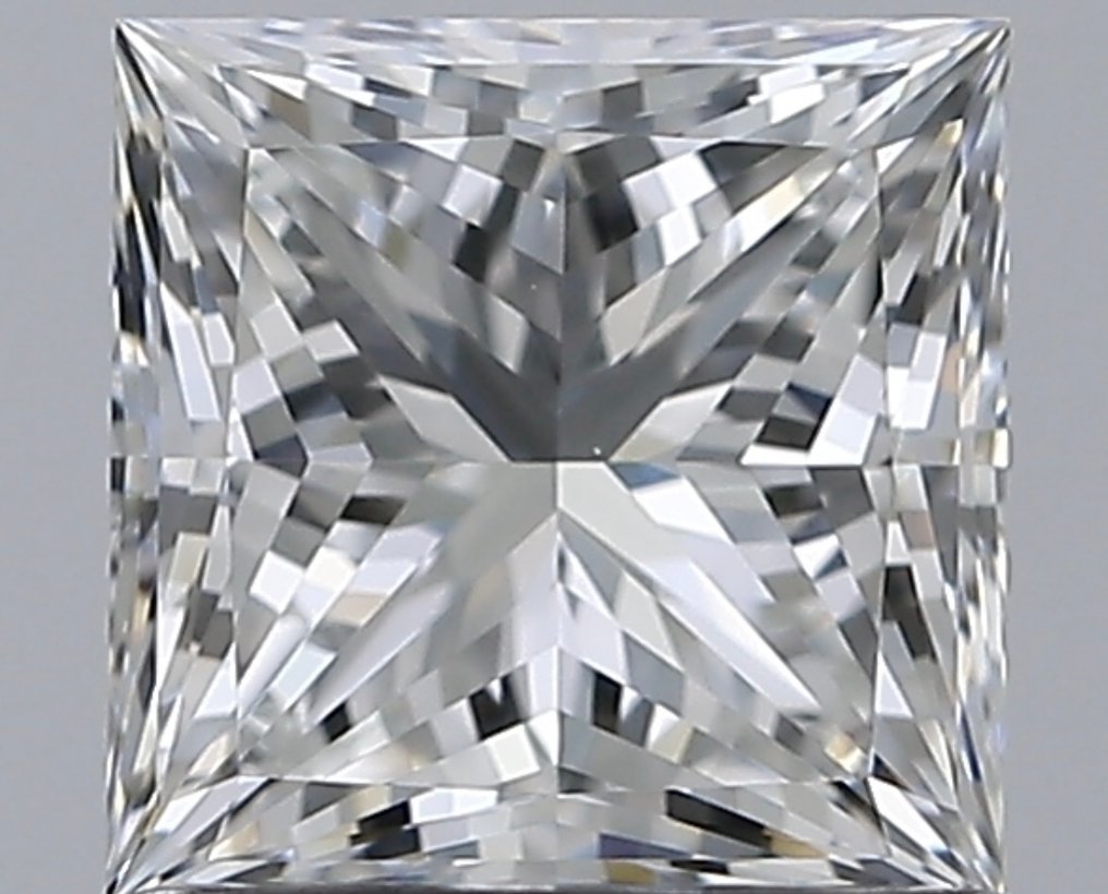 Zonder minimumprijs - 1 pcs Diamant (Natuurlijk) - 1.01 ct - Carré - E - VS1 - Gemological Institute of America (GIA) - Ex Ex #1.0