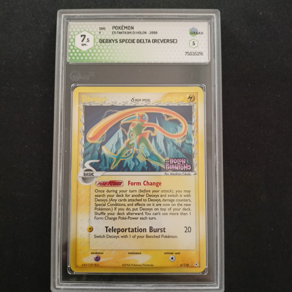 Pokémon - 4 Graded card - Mew, Deoxys 壓膜, 特典卡 - Graad - Various sets #1.0